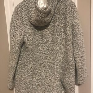 Grey Knit Coat
